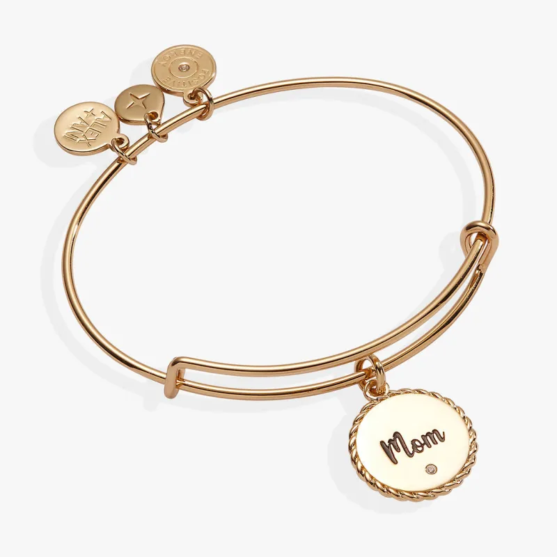 Mom Charm Bangle sold by Zulily