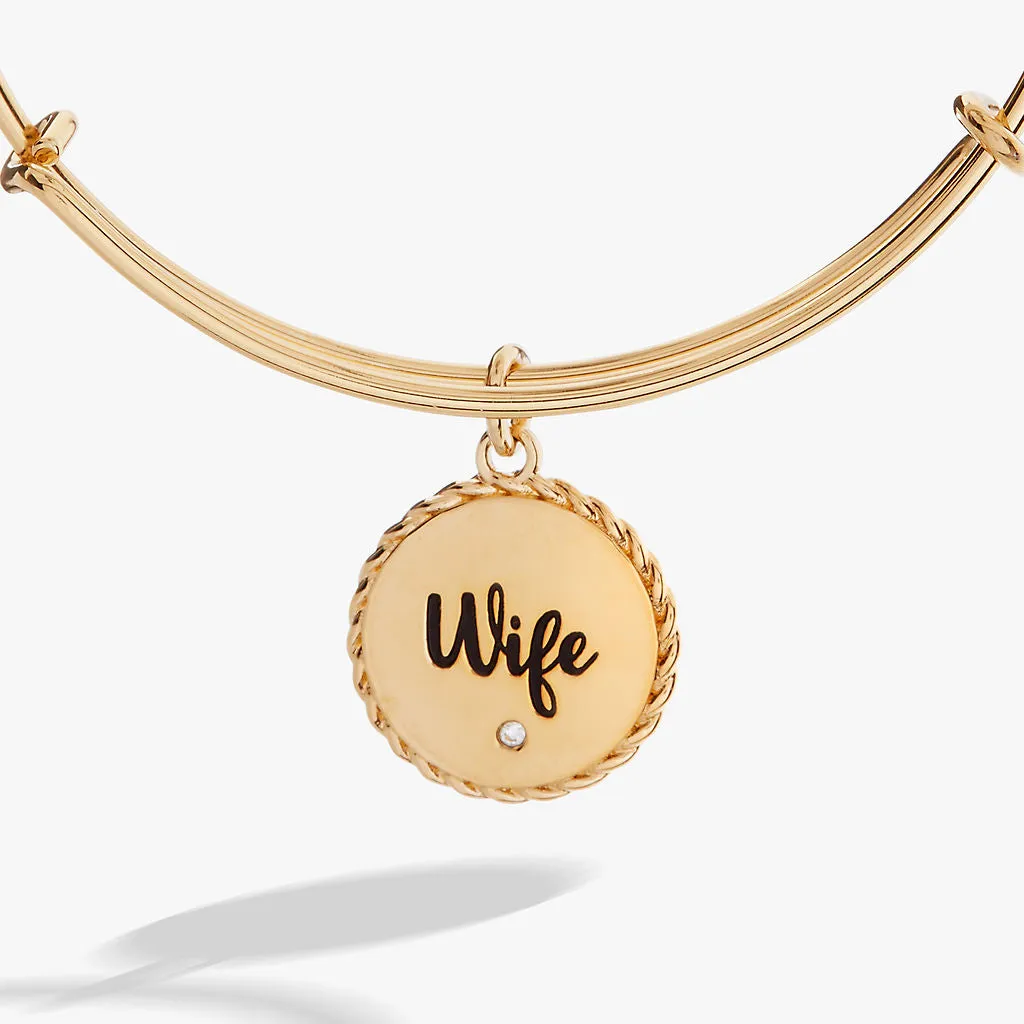Wife Charm Bangle sold by Zulily product image thumbnail 2
