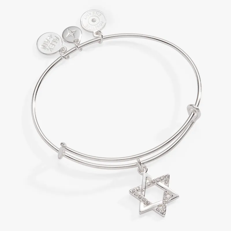 Star of David Bangle made by Alex and Ani