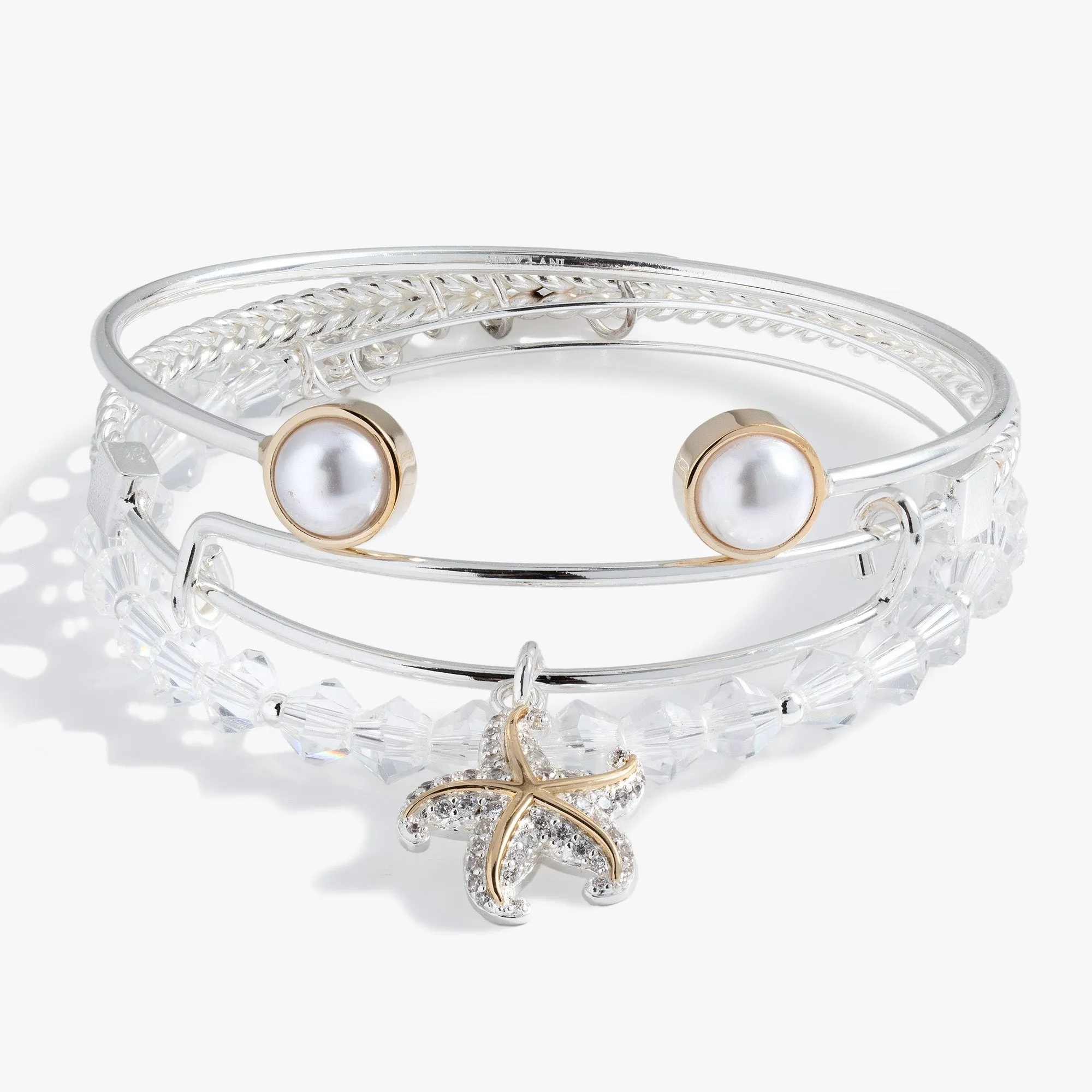 Starfish Bangles Set of 3 sold by Zulily