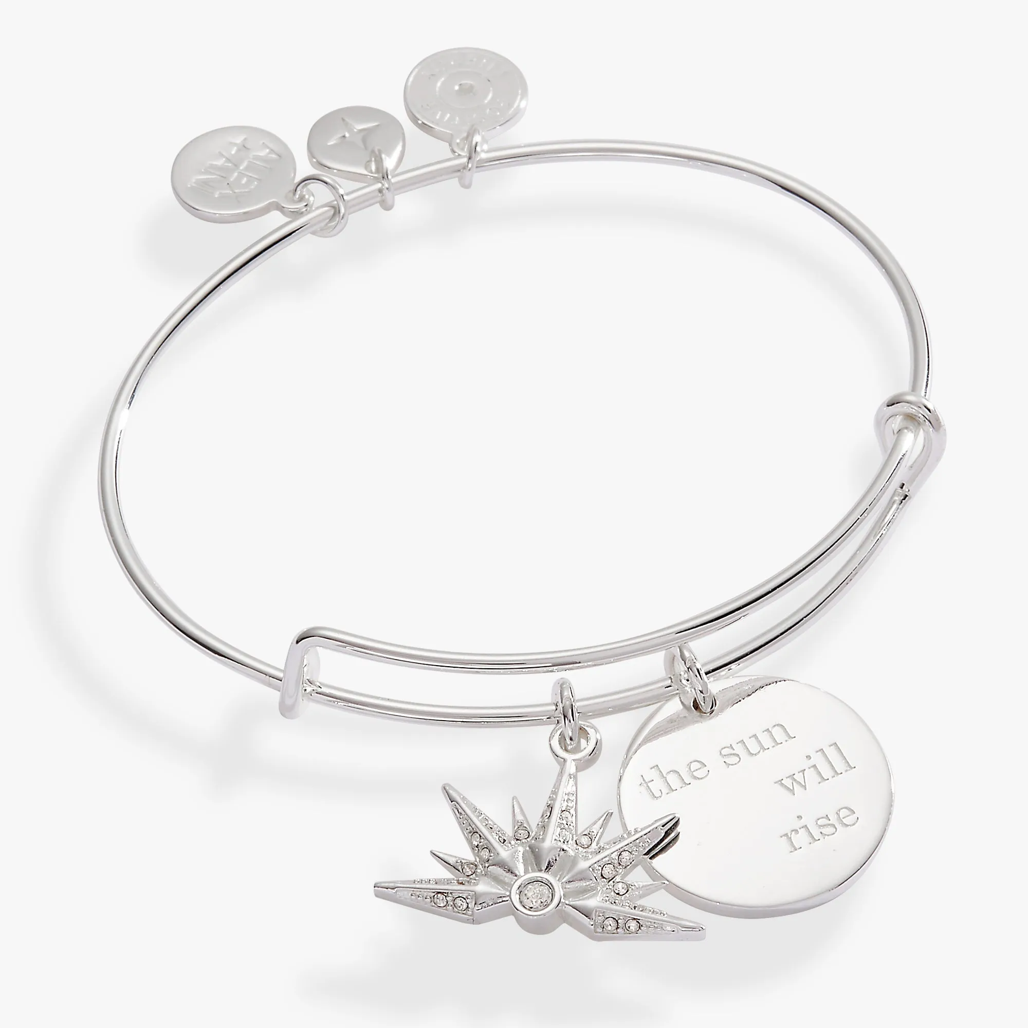 “The Sun Will Rise” Duo Charm Bangle sold by Zulily product image thumbnail 4