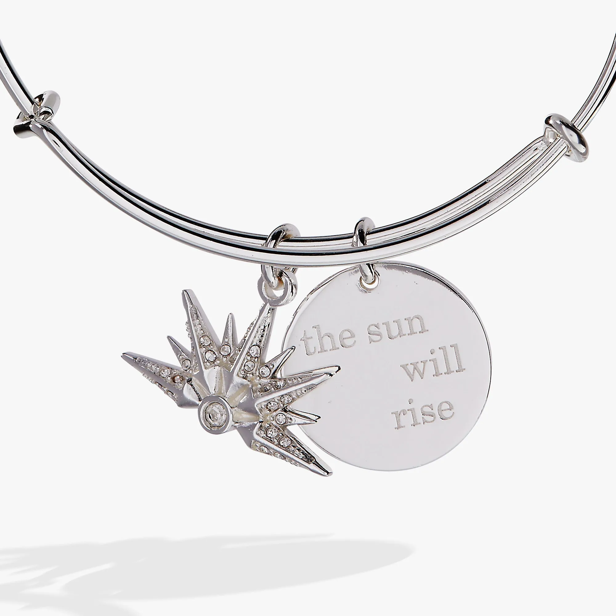“The Sun Will Rise” Duo Charm Bangle sold by Zulily product image thumbnail 5