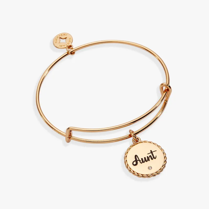 Aunt 'A Trusting Guide Forever By My Side' Charm Bangle sold by Zulily