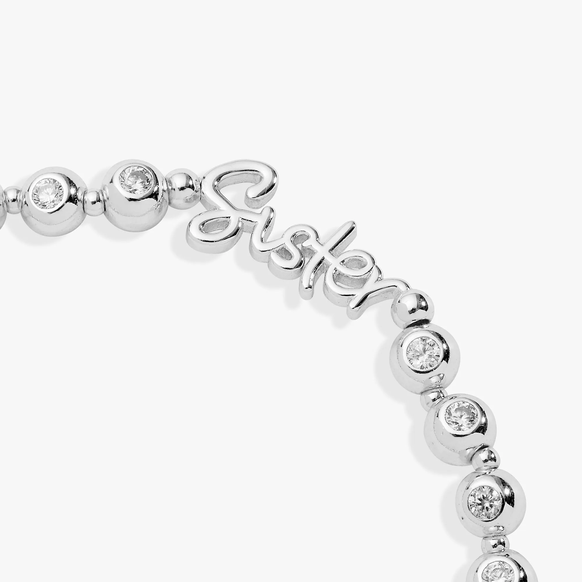 Sister Elongated Crystal Stretch Bracelet sold by Zulily product image thumbnail 3