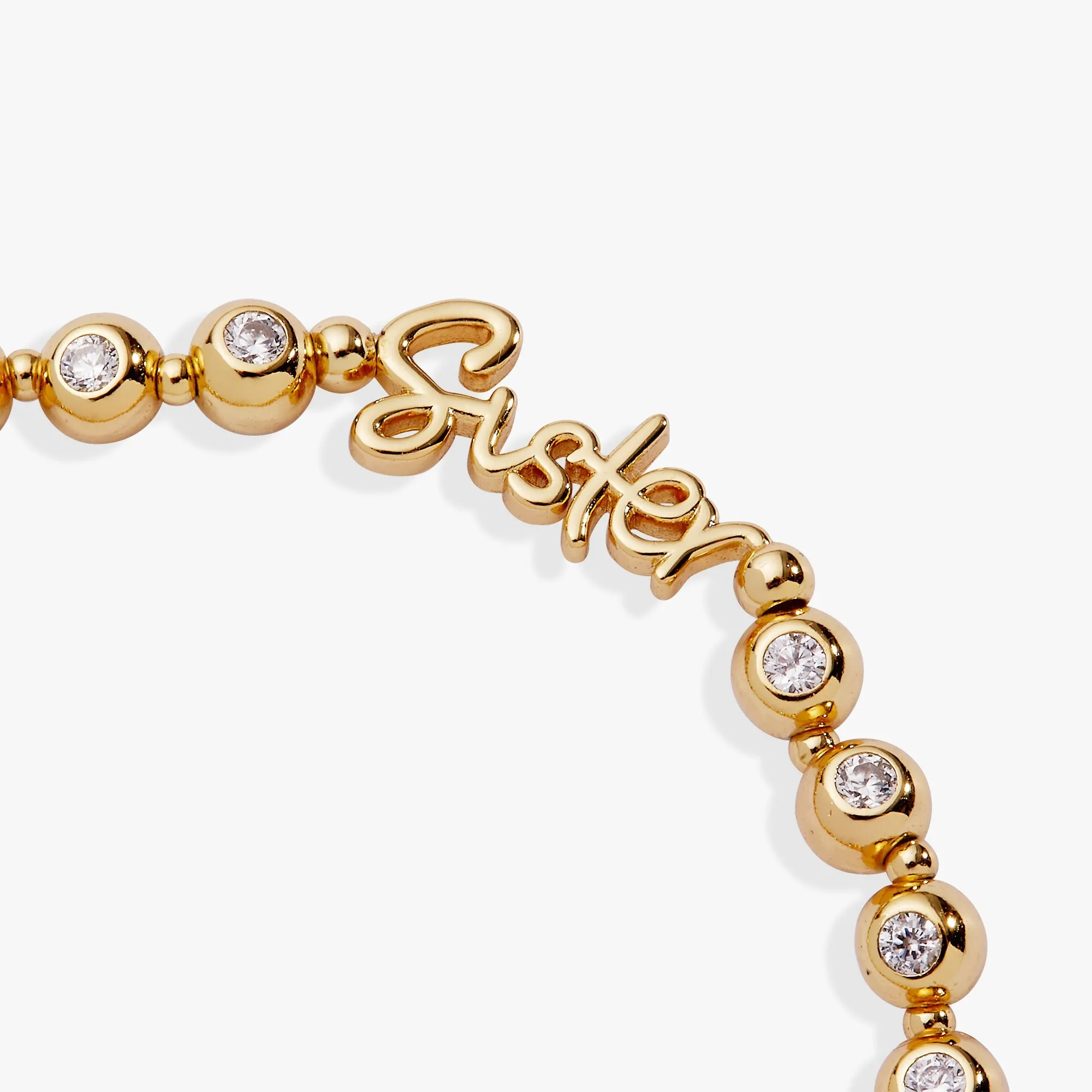 Sister Elongated Crystal Stretch Bracelet sold by Zulily product image thumbnail 5