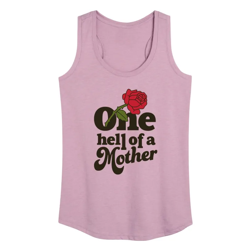 Instant Message - One Hell Of A Mother - Women's Racerback Tank Top sold by Zulily