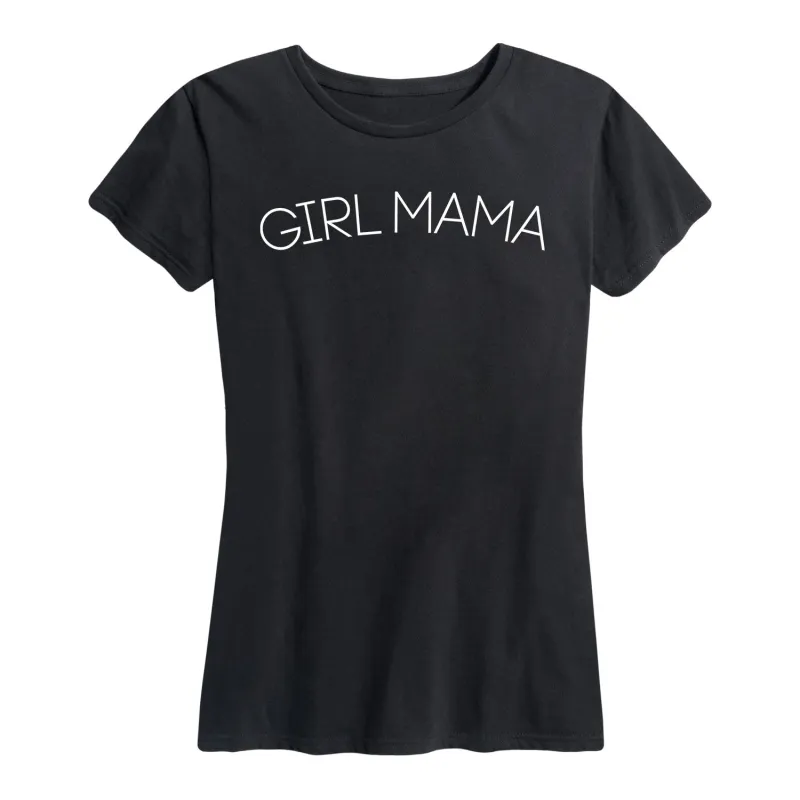 Instant Message - Girl Mama - Women's Short Sleeve Graphic T-Shirt made by Zulily