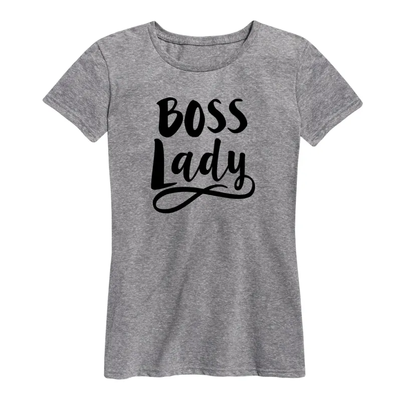 Instant Message - Boss Lady - Women's Short Sleeve Graphic T-Shirt made by Zulily