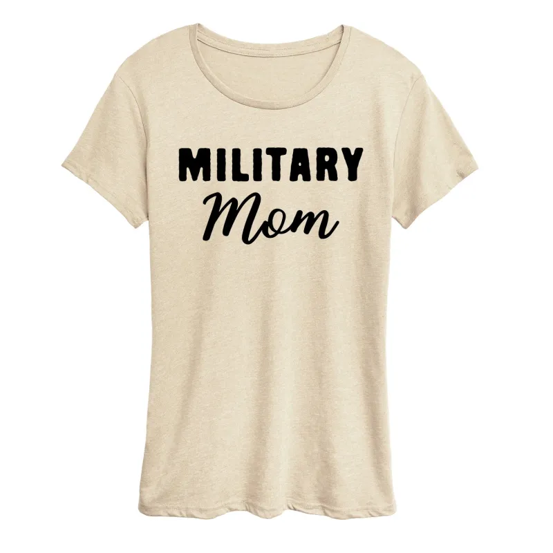 Instant Message - Military Mom - Women's Short Sleeve Graphic T-Shirt sold by Zulily