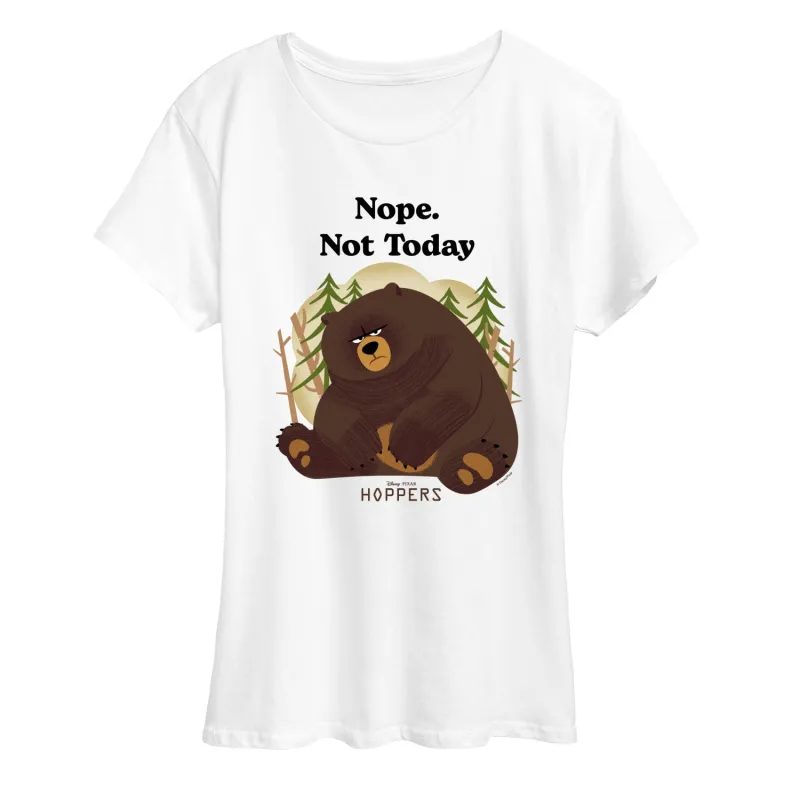 Hoppers - Nope Not Today Ellen - Women's Short Sleeve Graphic T-Shirt made by Zulily