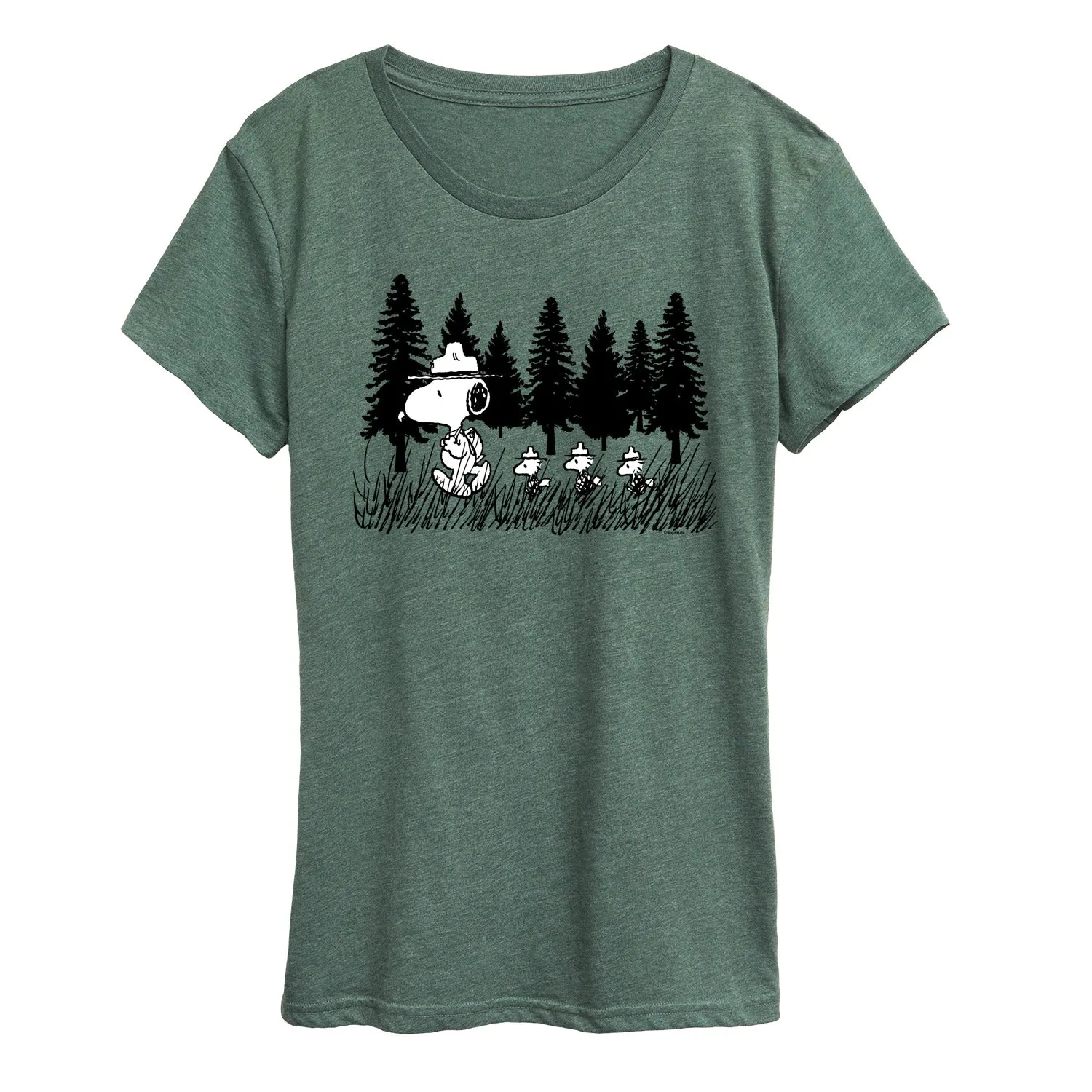 Peanuts - Troopping Along - Women's Short Sleeve Graphic T-Shirt sold by Zulily product image thumbnail 3