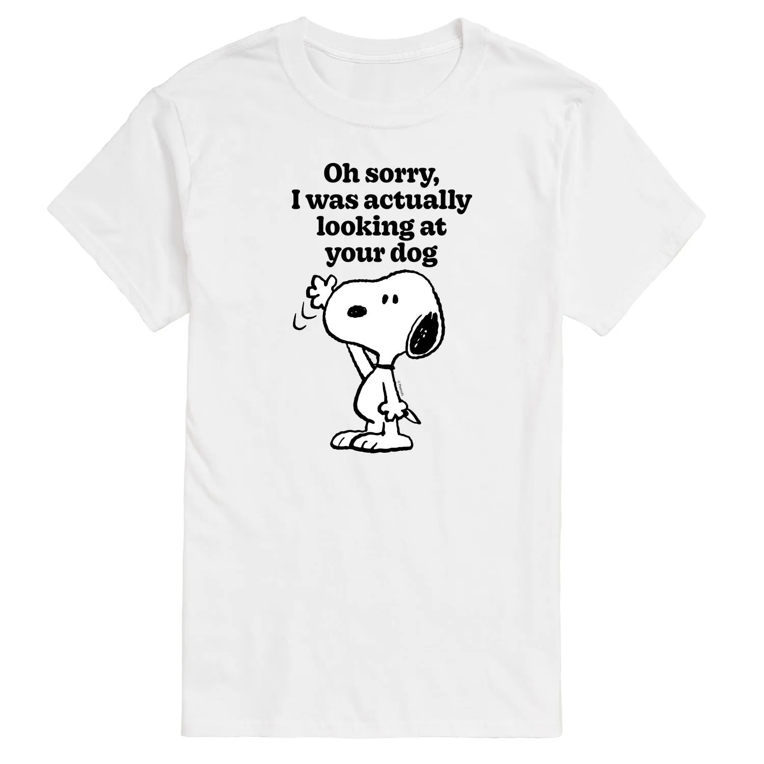 Peanuts - Looking At Your Dog - Men's Short Sleeve Graphic T-Shirt sold by Zulily product image thumbnail 3
