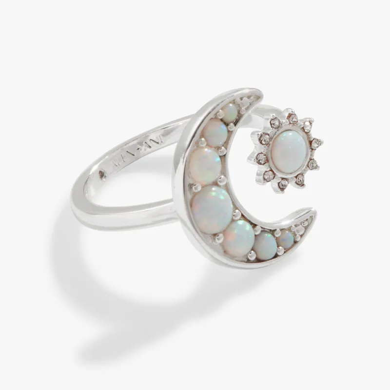 Moon + Sun Opal Ring sold by Zulily
