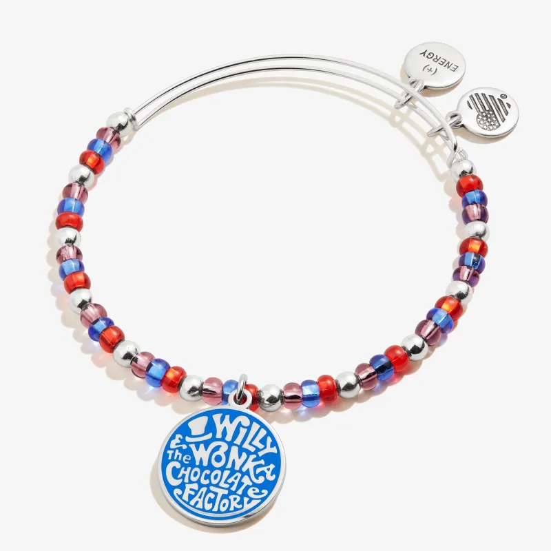 Willy Wonka Chocolate Factory' Beaded Charm Bangle sold by Zulily