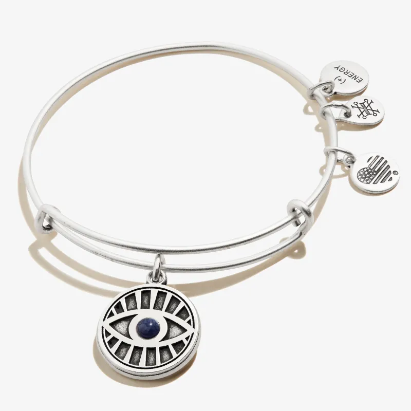 Evil Eye + Sodalite Charm Bangle made by Alex and Ani