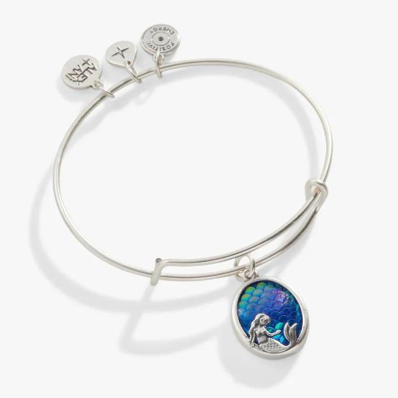 Iridescent Mermaid Charm Bangle sold by Zulily