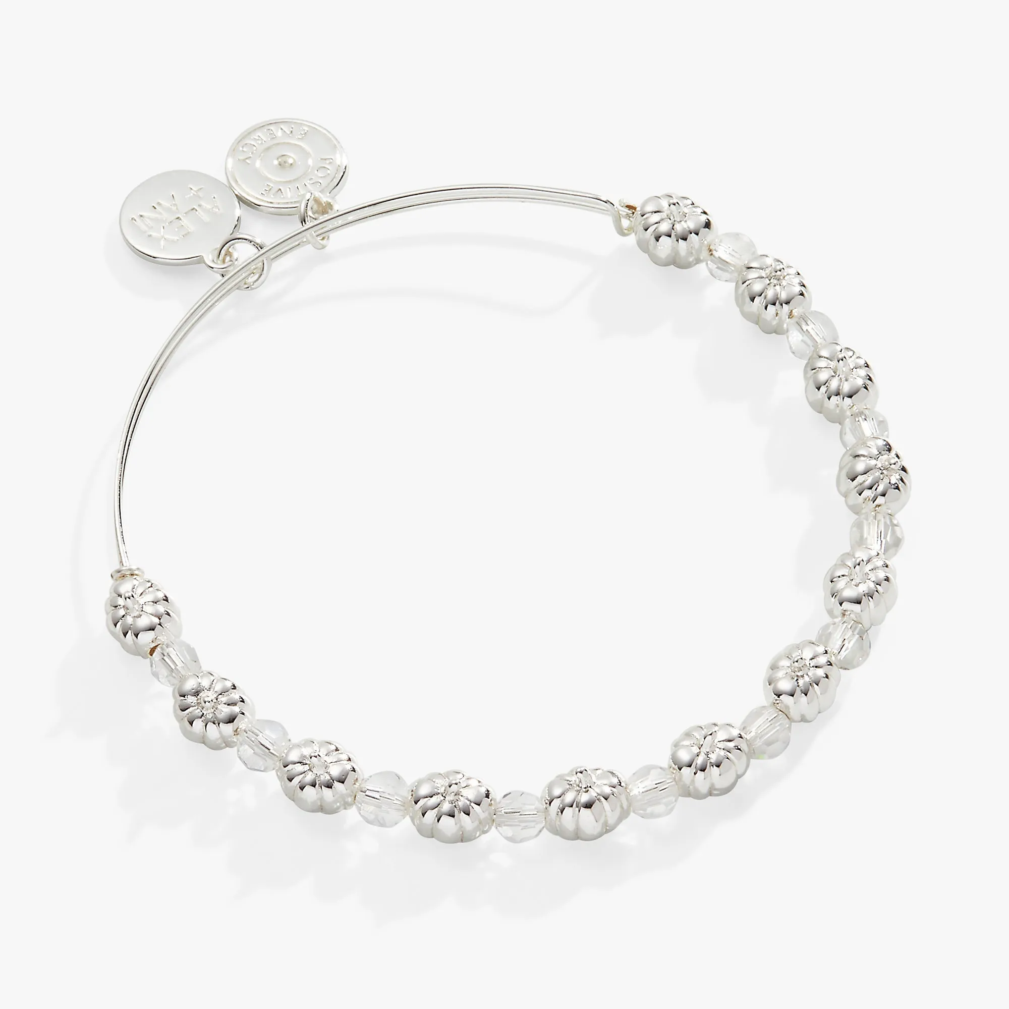 Pumpkin + Crystal Beaded Bangle sold by Zulily product image thumbnail 4
