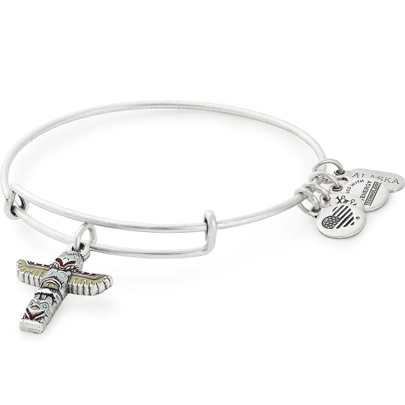 Ketchikan, Alaska Totem Pole Charm Bangle made by Alex and Ani
