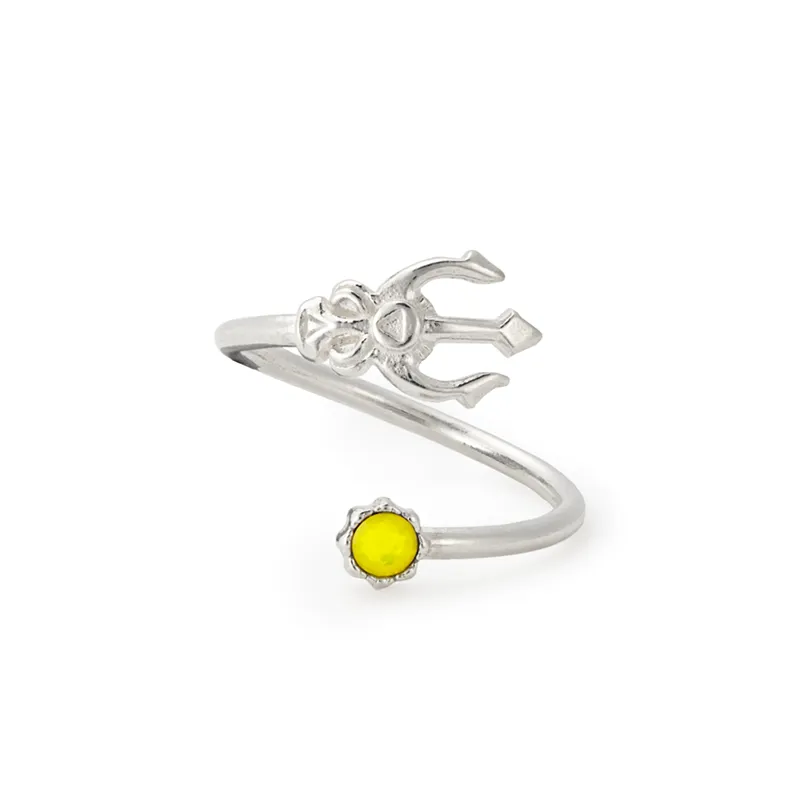Trident Yellow Stone Wrap Ring sold by Zulily