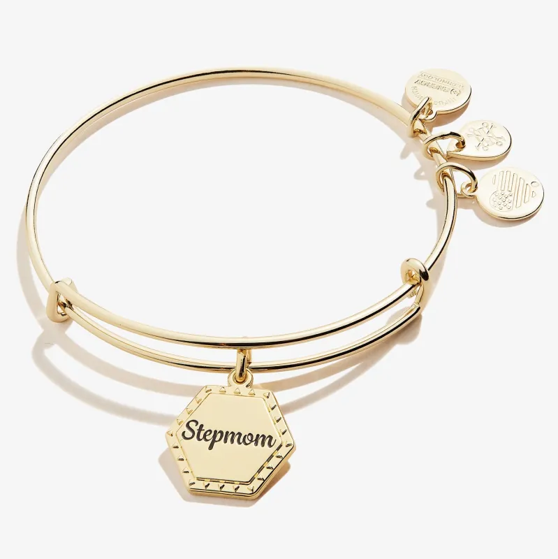 Stepmom 'You're In My Heart Forever' Charm Bangle sold by Zulily