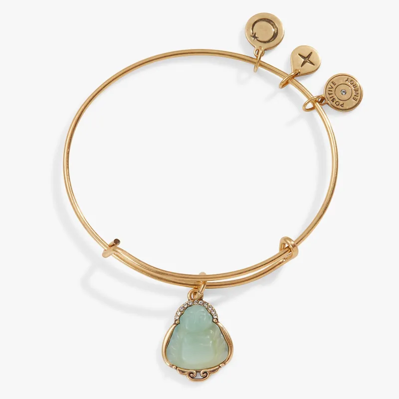 Buddha Charm Bangle sold by Zulily