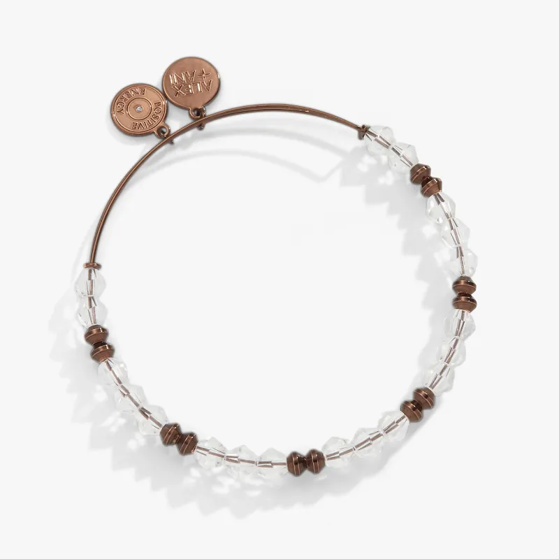 Crystal Bicone Beaded Bangle sold by Zulily