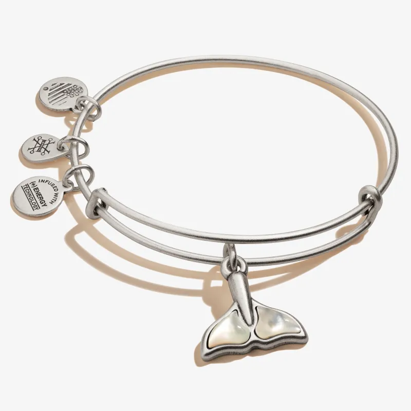 Whale Tail Charm Bangle sold by Zulily