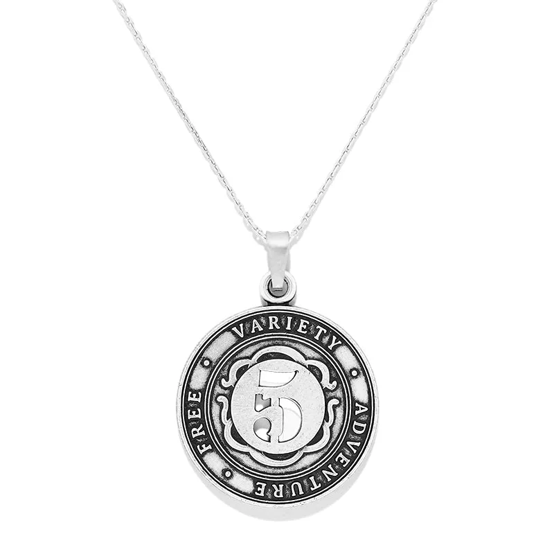 Number 5 Necklace, Expandable | Free, Variety, and Adventure made by Alex and Ani