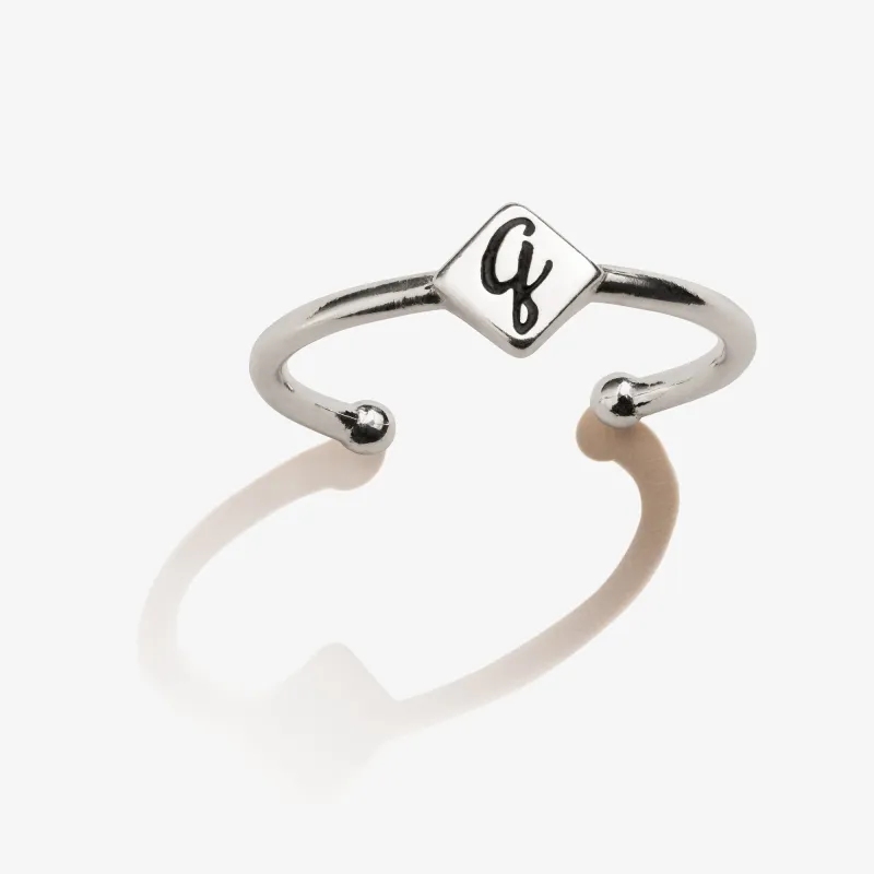 Initial Q Ring sold by Zulily