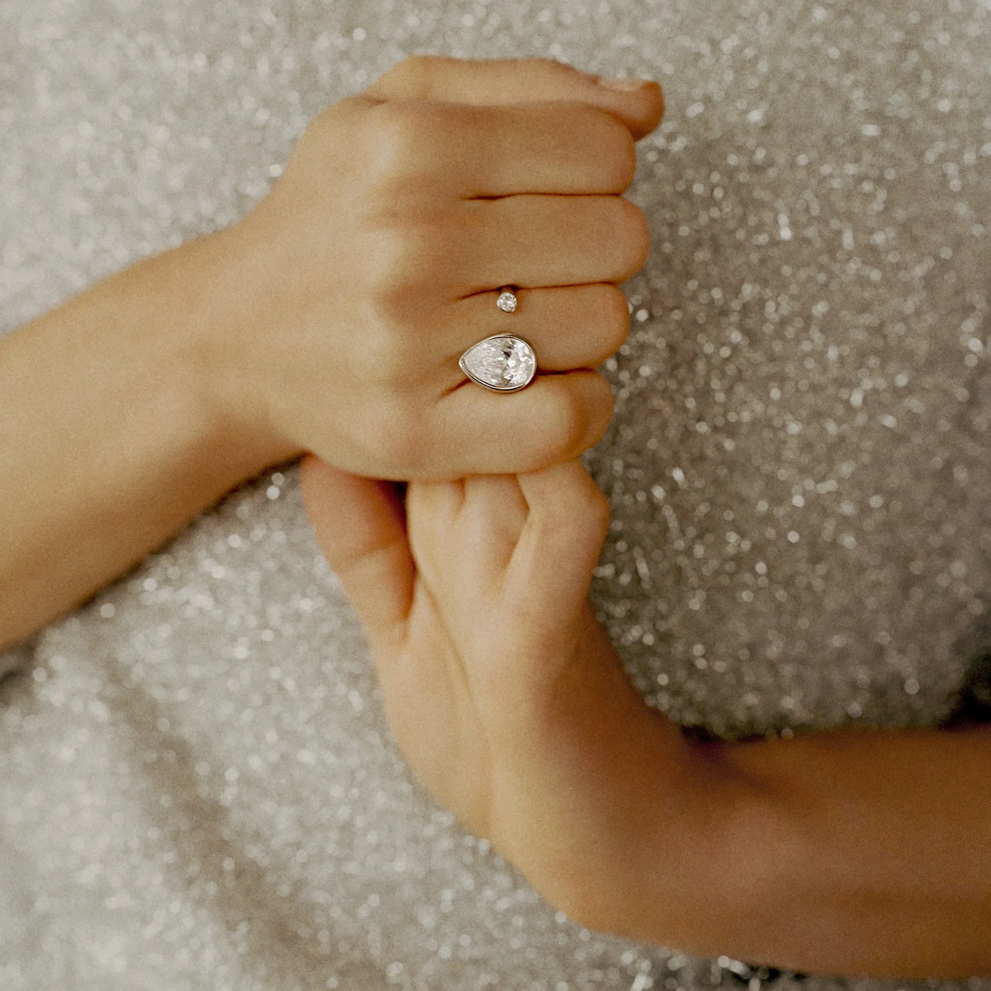Teardrop Crystal Ring sold by Zulily product image thumbnail 2