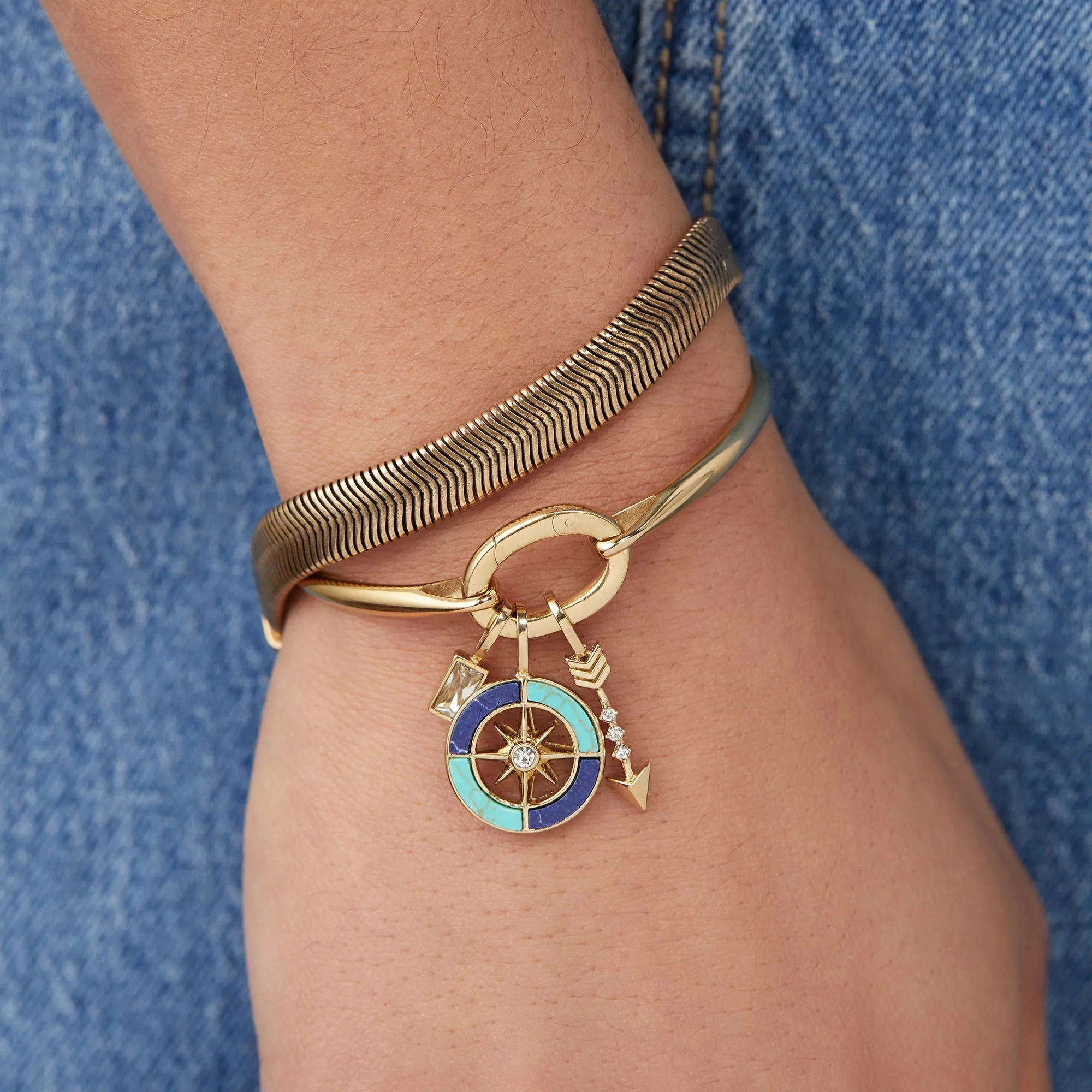 New Beginnings Trio Interchangeable Charm Bracelet sold by Zulily product image thumbnail 2