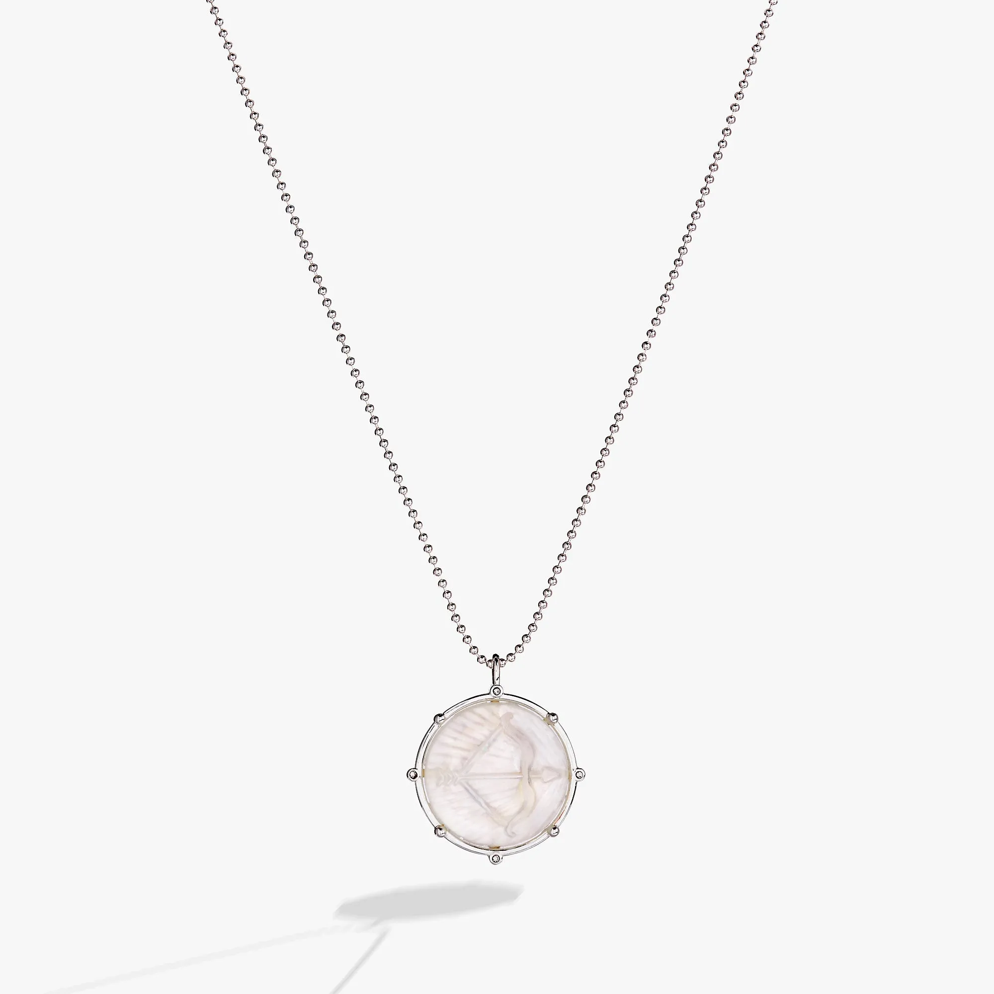 Sagittarius Zodiac Double-Sided Charm Necklace sold by Zulily