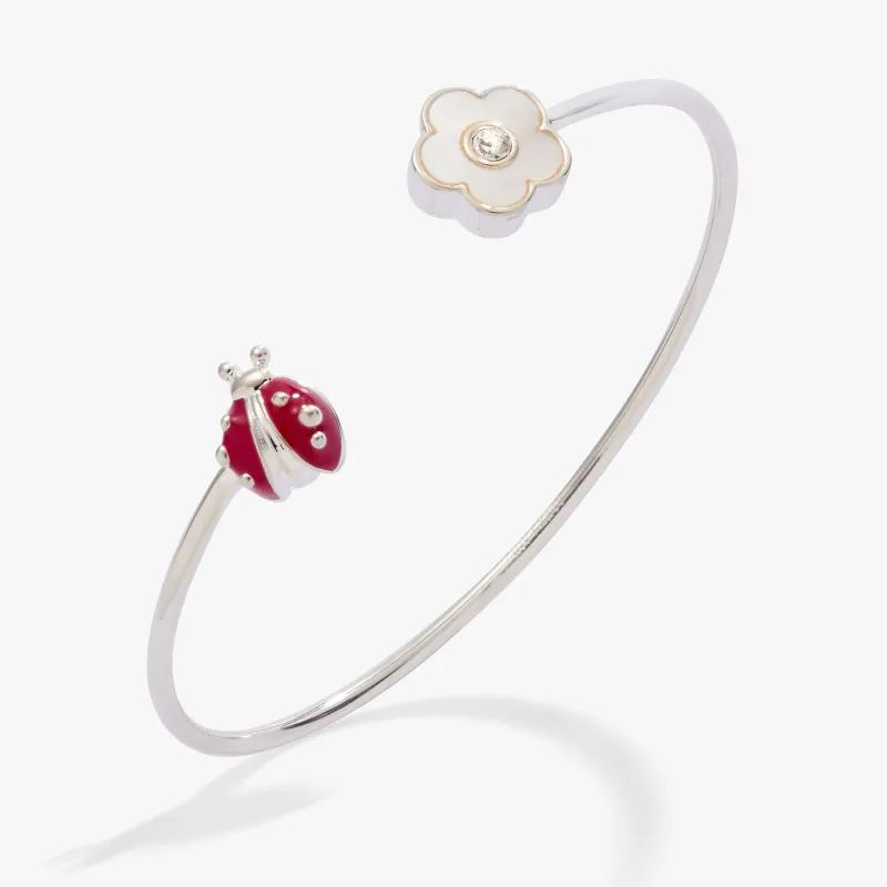 Ladybug and Daisy Flex Cuff made by Alex and Ani