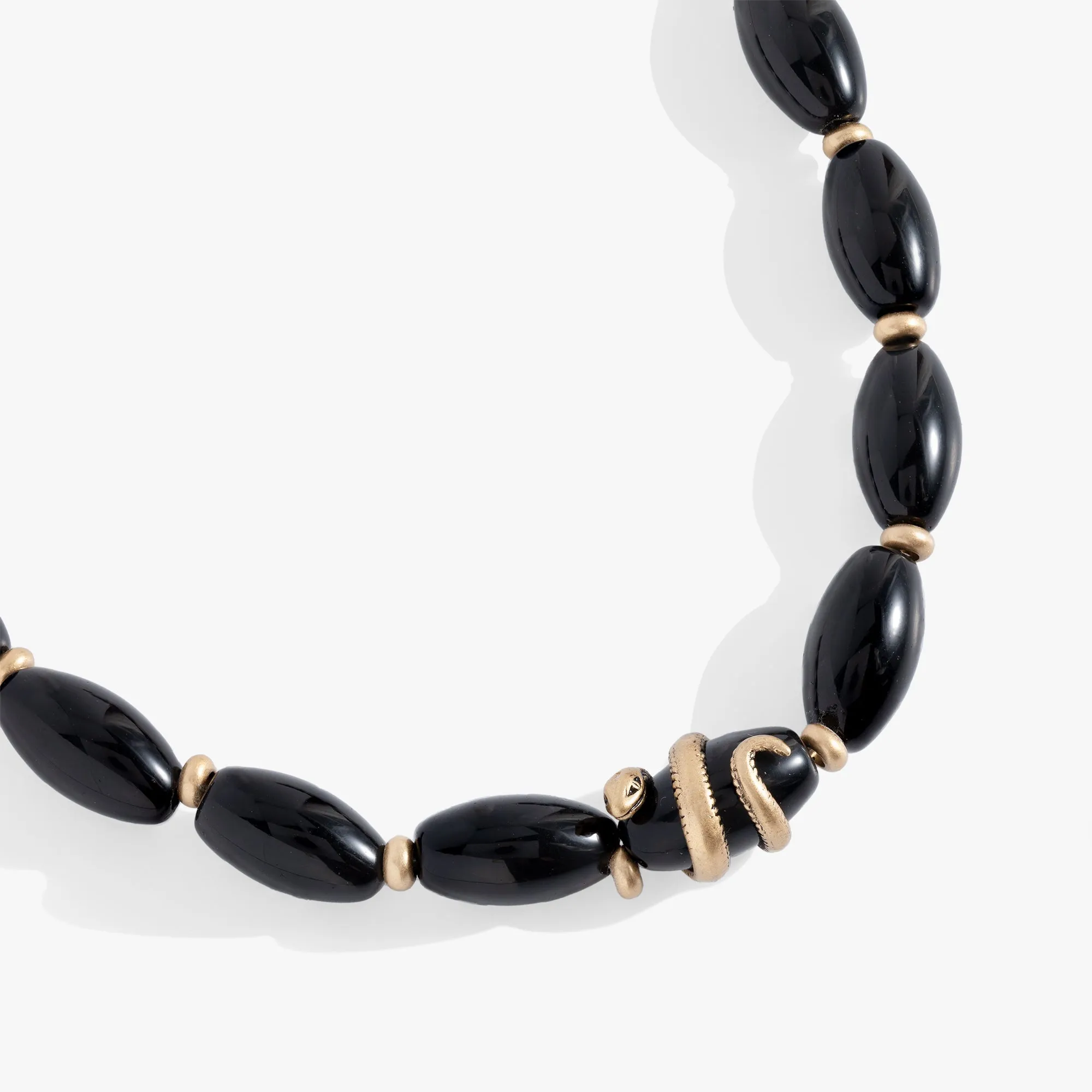 Untamed Beaded Snake Necklace 16" sold by Zulily product image thumbnail 2