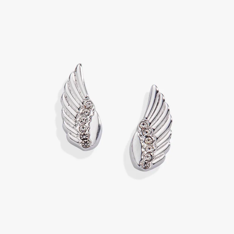 Faith Wing Stud Earrings made by Alex and Ani