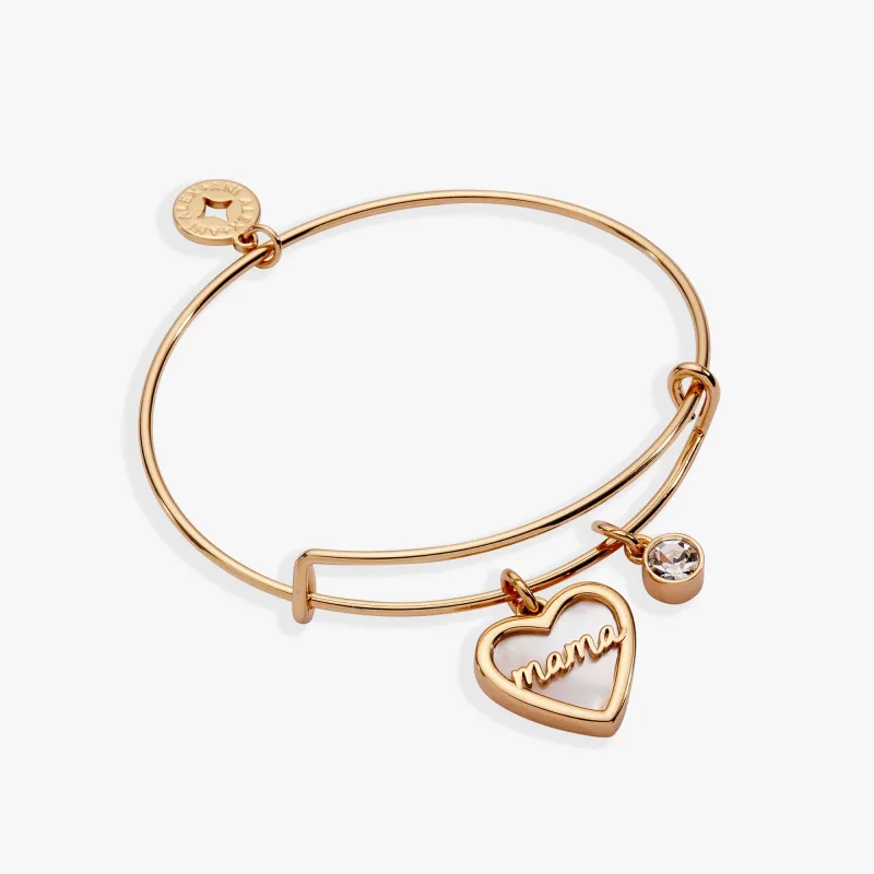 Mama Mother of Pearl Bangle made by Alex and Ani