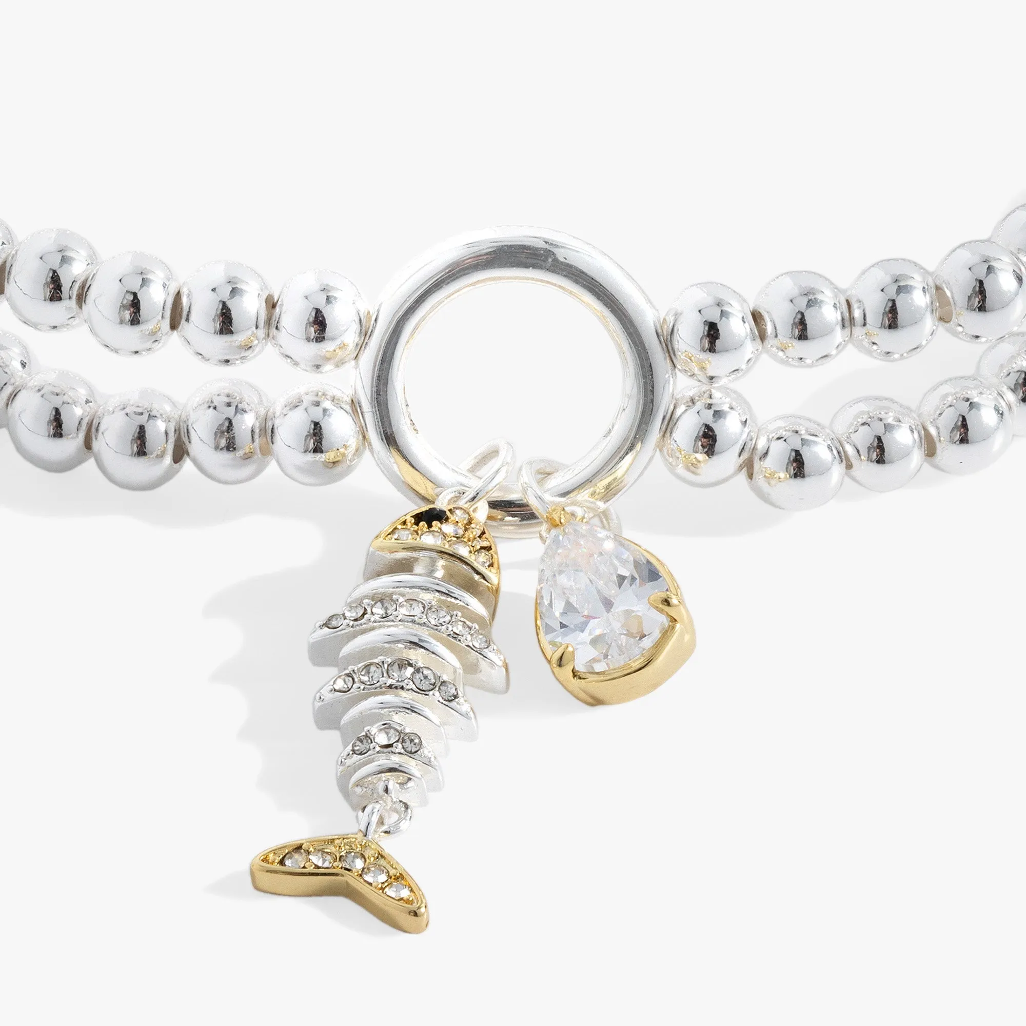 Fishbone Double Stretch Bracelet sold by Zulily product image thumbnail 2