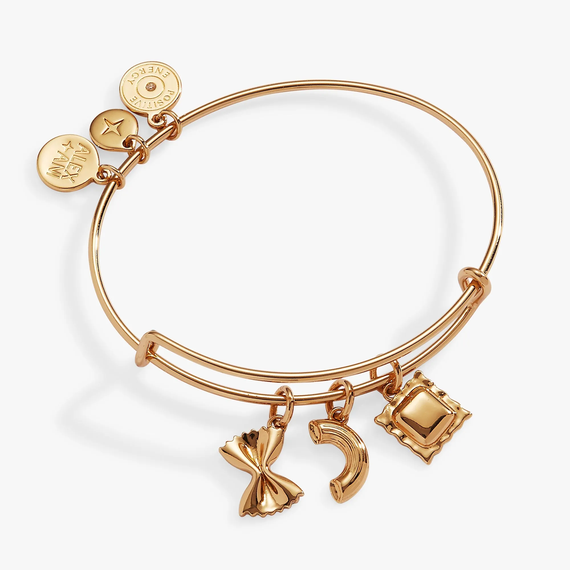 Pasta Multi Charm Bangle sold by Zulily