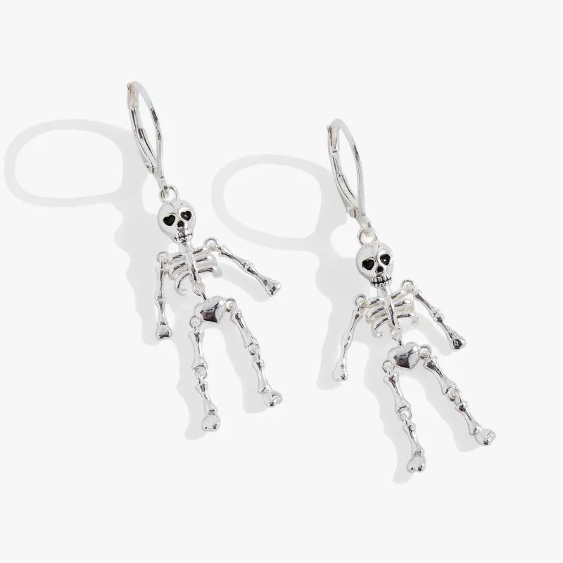 Skeleton Drop Earring made by Alex and Ani