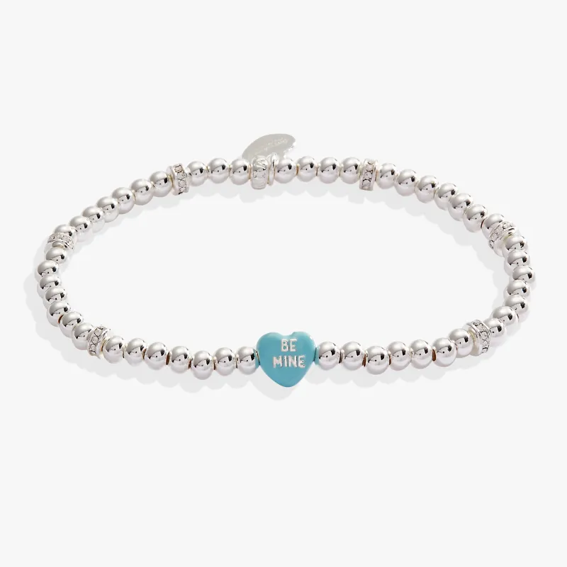 Sweethearts® “Be Mine” Stretch Bracelet sold by Zulily