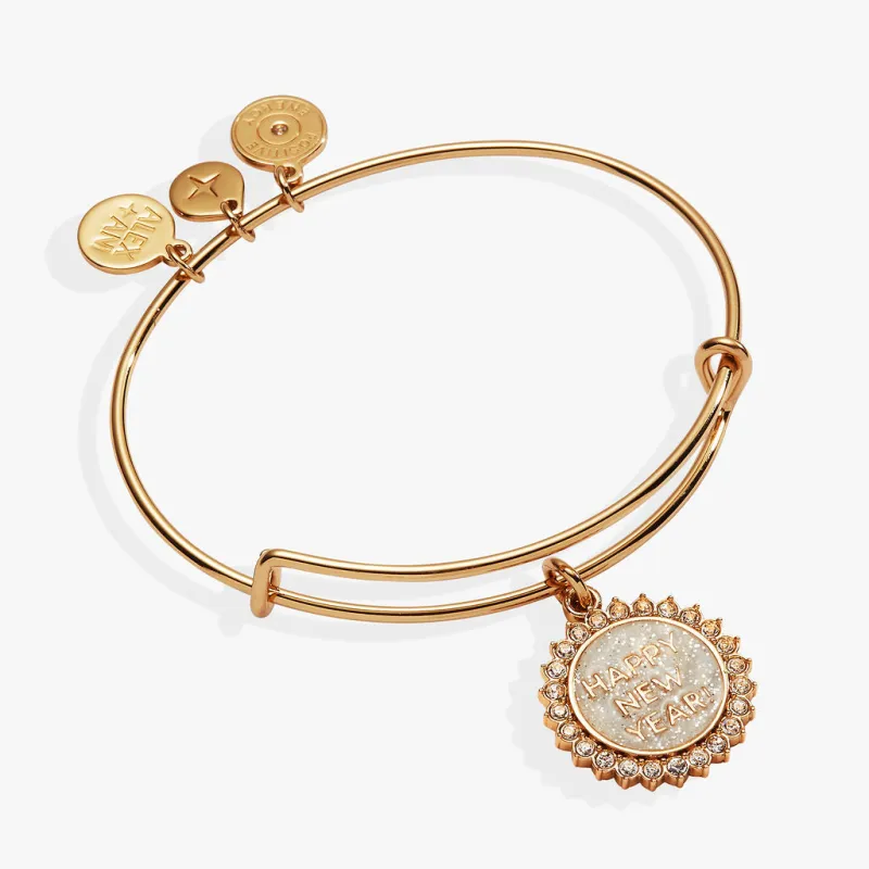 Happy New Year Crystal Bangle made by Alex and Ani