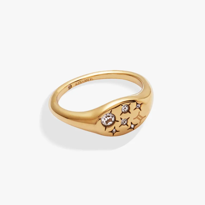 Gemini Zodiac Ring sold by Zulily