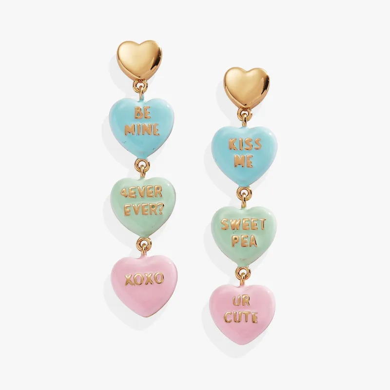 Sweethearts® Statement Drop Earrings made by Alex and Ani