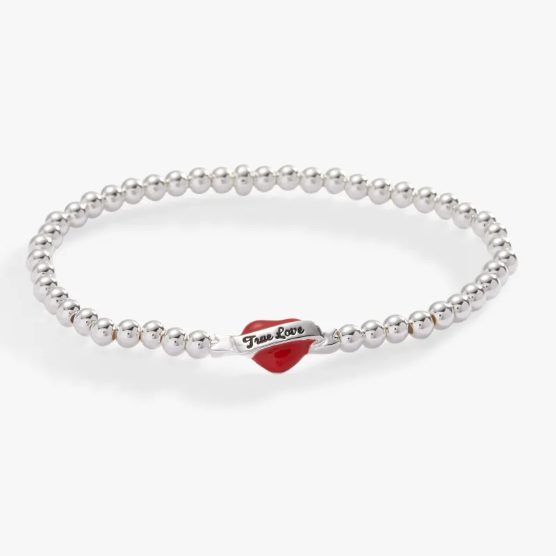 True Love Heart Stretch Bracelet sold by Zulily