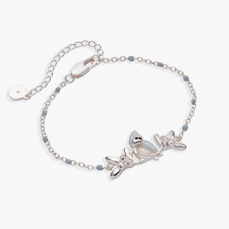 Tufted Titmouse Bird Bracelet made by Alex and Ani