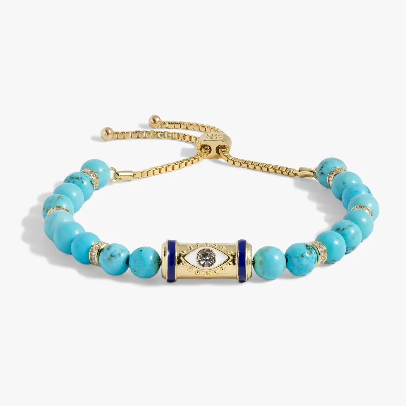 Evil Eye Bolo Bracelet sold by Zulily
