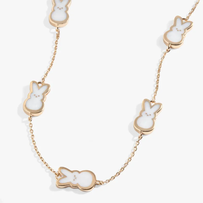 PEEPS® Pearlized Bunny Charm Necklace sold by Zulily