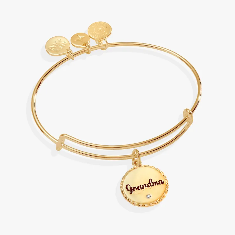 Grandma Charm Bangle sold by Zulily