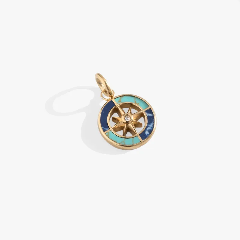 Compass Interchangeable Charm made by Alex and Ani