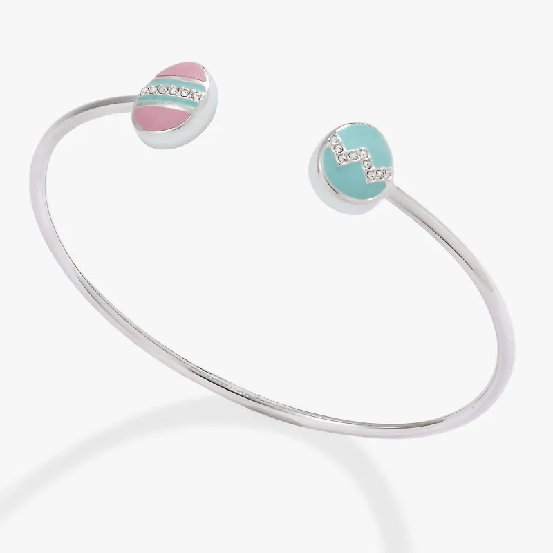 Easter Egg Flex Cuff made by Alex and Ani